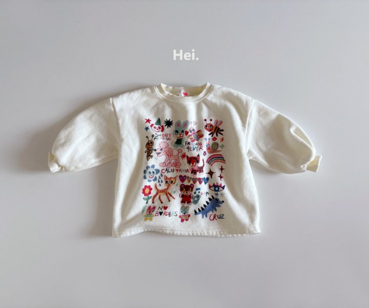 Hei - Korean Children Fashion - #littlefashionista - Animal Long Tee - 4