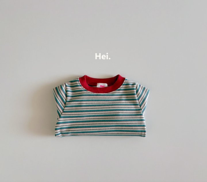 Hei - Korean Children Fashion - #minifashionista - Color Stripe Tee - 8