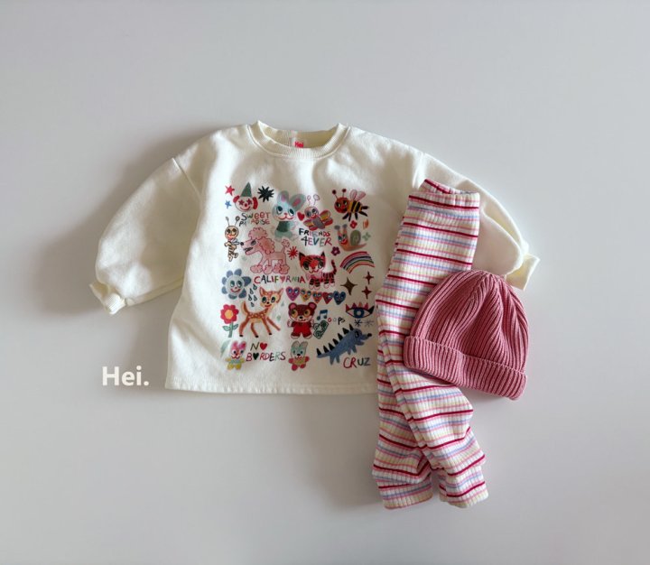 Hei - Korean Children Fashion - #minifashionista - Animal Long Tee - 5