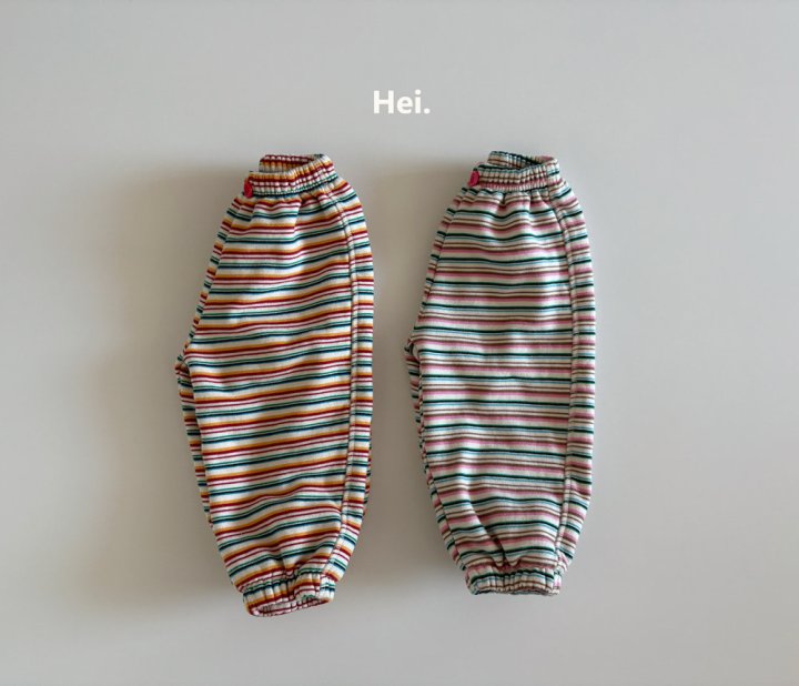 Hei - Korean Children Fashion - #minifashionista - Rainbow Jogger Pants