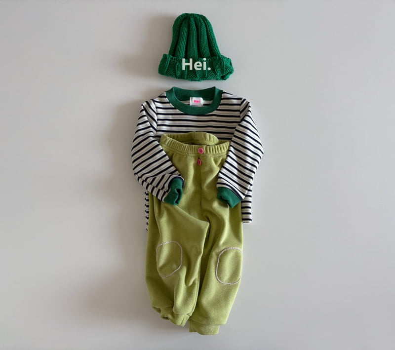 Hei - Korean Children Fashion - #prettylittlegirls - Color Stripe Tee - 9