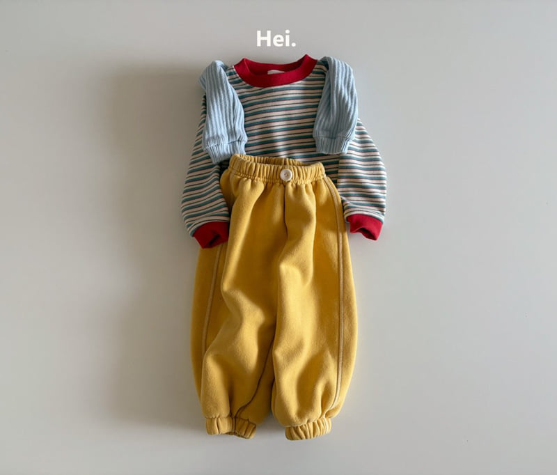 Hei - Korean Children Fashion - #stylishchildhood - Color Stripe Tee - 12
