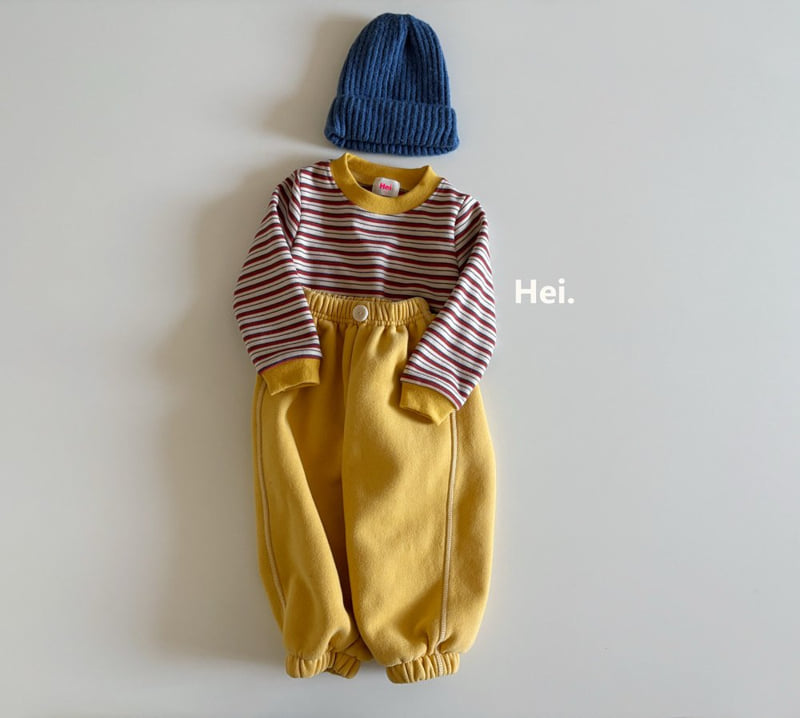 Hei - Korean Children Fashion - #todddlerfashion - Color Stripe Tee - 10