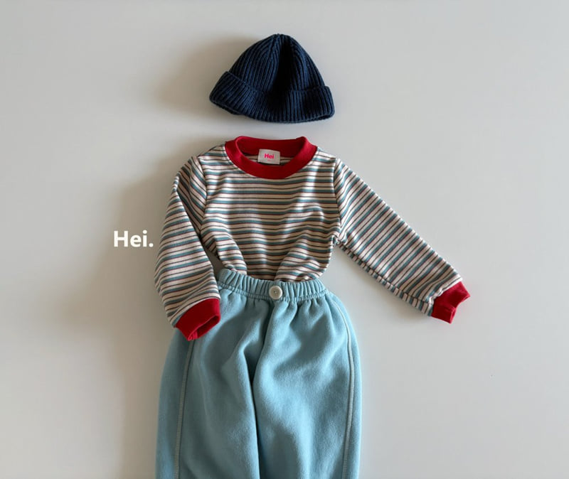Hei - Korean Children Fashion - #toddlerclothing - Color Stripe Tee - 11