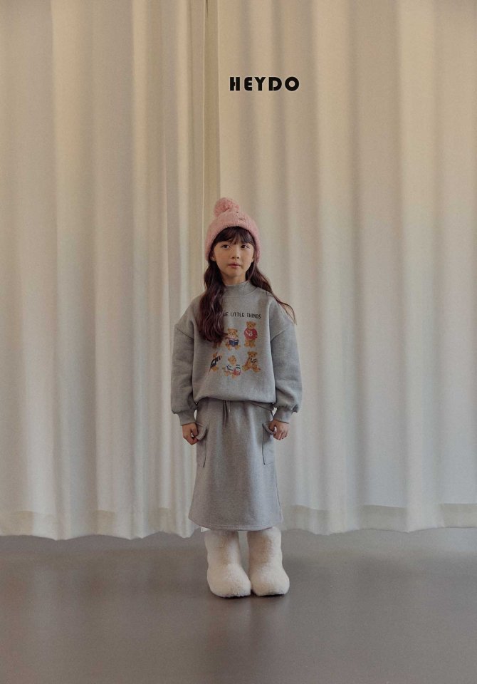 Heydo - Korean Children Fashion - #Kfashion4kids - Bear Turtleneck Sweatshirt - 8