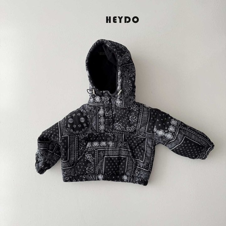 Heydo - Korean Children Fashion - #Kfashion4kids - Paisley Padded Anorak
