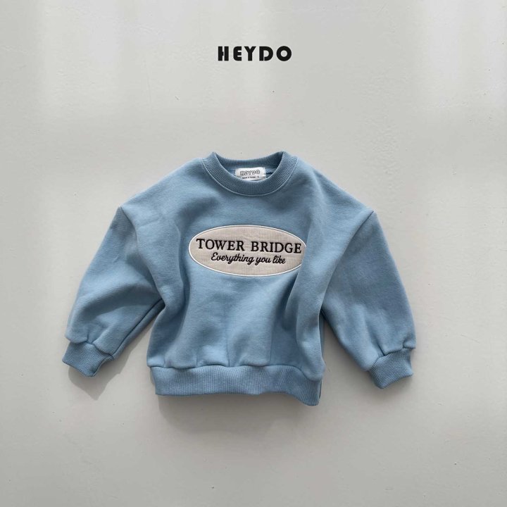 Heydo - Korean Children Fashion - #childofig - Tower Embroidery Sweatshirt - 2