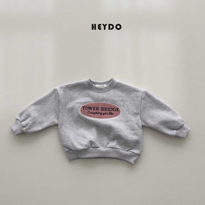 Heydo - Korean Children Fashion - #childofig - Tower Embroidery Sweatshirt - 3