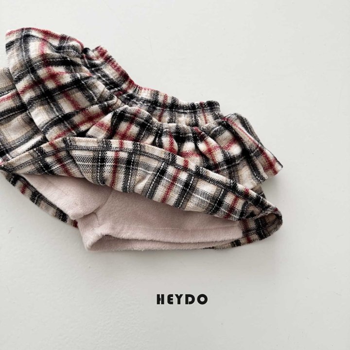 Heydo - Korean Children Fashion - #childofig - Check Tiered Skirt - 3