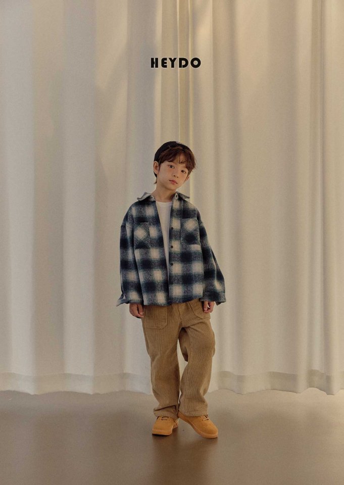 Heydo - Korean Children Fashion - #childofig - Button Corduroy Pants - 11
