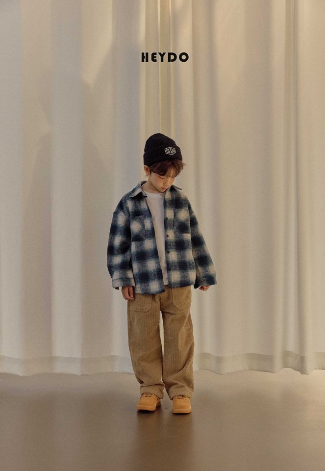 Heydo - Korean Children Fashion - #childofig - Button Corduroy Pants - 12