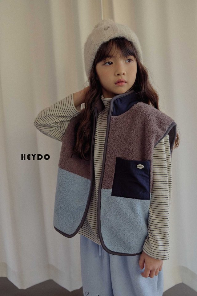 Heydo - Korean Children Fashion - #childofig - Glam Color Vest - 8