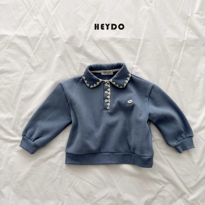 Heydo - Korean Children Fashion - #childofig - Mellow Collar Sweatshirt - 6