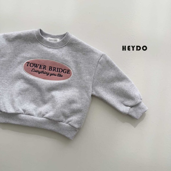 Heydo - Korean Children Fashion - #childofig - Tower Embroidery Sweatshirt - 4