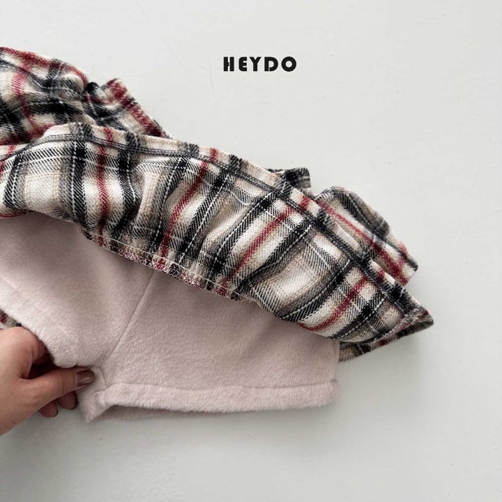 Heydo - Korean Children Fashion - #childofig - Check Tiered Skirt - 4