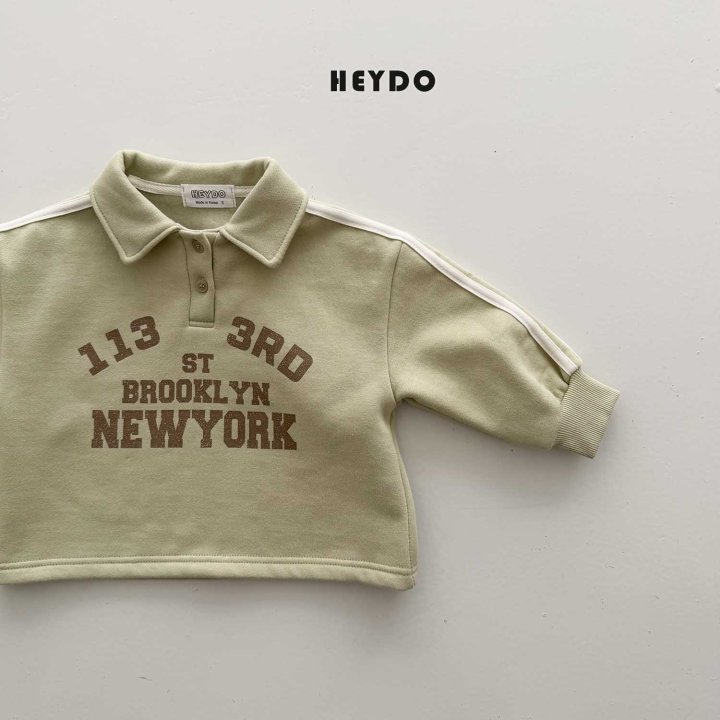 Heydo - Korean Children Fashion - #childrensboutique - 113 Collar Tee - 3