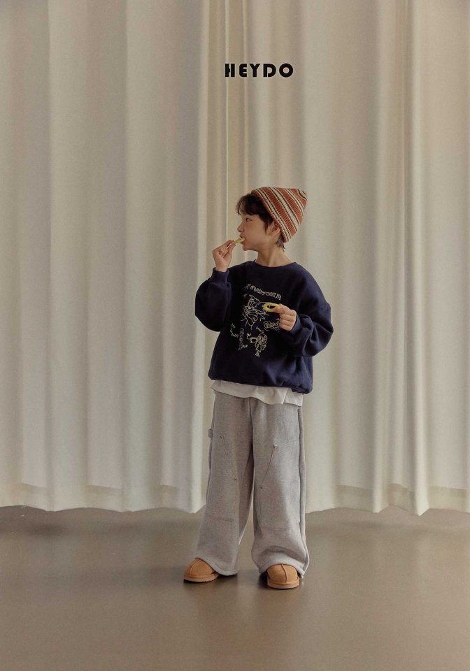 Heydo - Korean Children Fashion - #designkidswear - Cat Embroidery Sweatshirt - 10