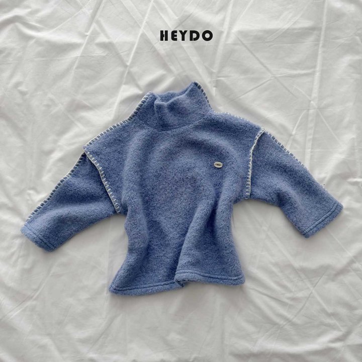 Heydo - Korean Children Fashion - #designkidswear - Fluffy Turtleneck Knit Tee - 6