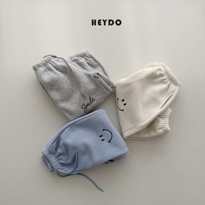 Heydo - Korean Children Fashion - #designkidswear - Terry Smile Pants