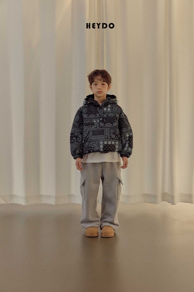 Heydo - Korean Children Fashion - #designkidswear - Paisley Padded Anorak - 11
