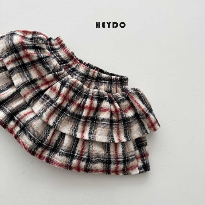Heydo - Korean Children Fashion - #designkidswear - Check Tiered Skirt - 5
