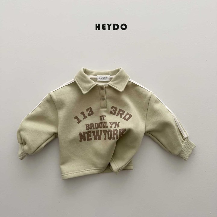 Heydo - Korean Children Fashion - #childrensboutique - 113 Collar Tee - 4