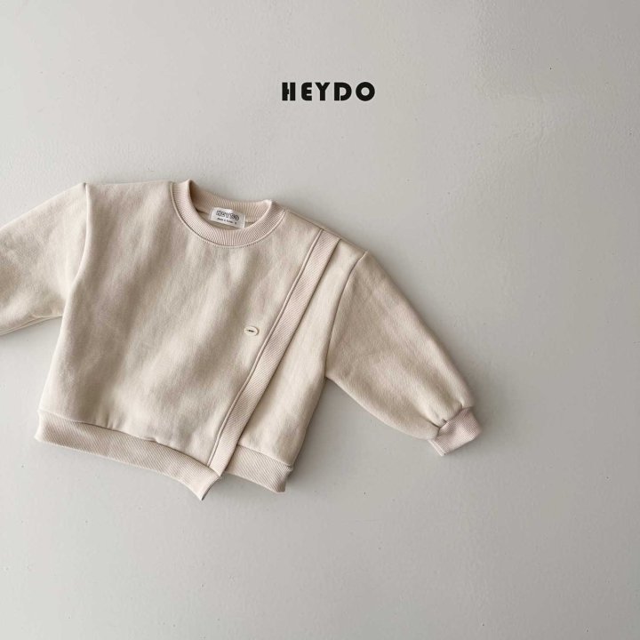 Heydo - Korean Children Fashion - #designkidswear - Harper Diagonal Sweatshirt - 3