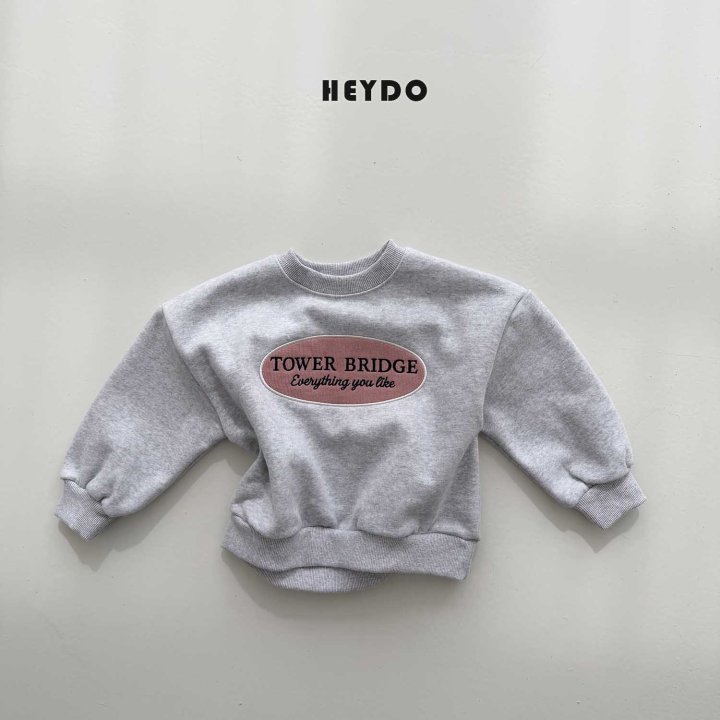 Heydo - Korean Children Fashion - #discoveringself - Tower Embroidery Sweatshirt - 6