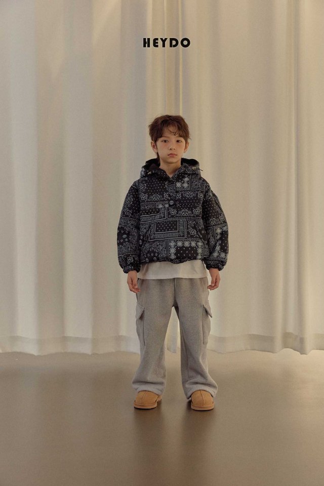 Heydo - Korean Children Fashion - #discoveringself - Paisley Padded Anorak - 12