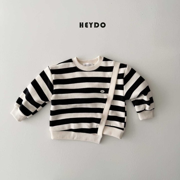 Heydo - Korean Children Fashion - #designkidswear - Harper Diagonal Sweatshirt - 4