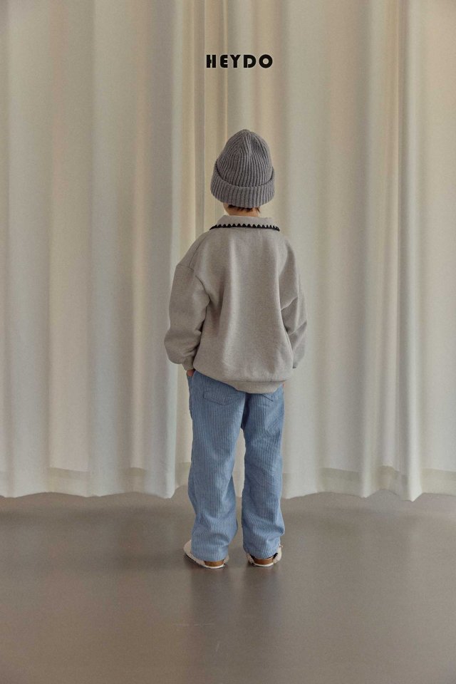Heydo - Korean Children Fashion - #discoveringself - Mellow Collar Sweatshirt - 9