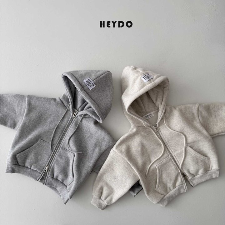 Heydo - Korean Children Fashion - #fashionkids - Label Hood Zip-Up