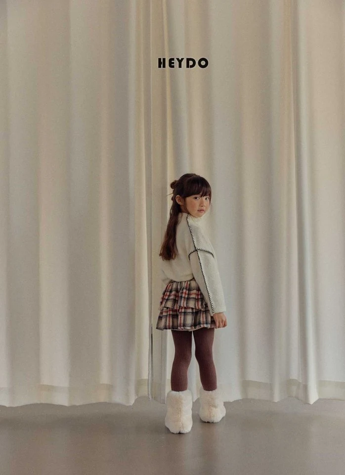 Heydo - Korean Children Fashion - #fashionkids - Fluffy Turtleneck Knit Tee - 8