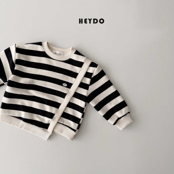 Heydo - Korean Children Fashion - #fashionkids - Harper Diagonal Sweatshirt - 5
