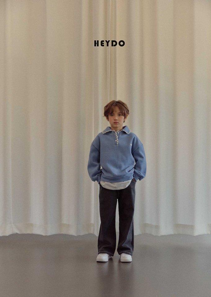 Heydo - Korean Children Fashion - #fashionkids - Mellow Collar Sweatshirt - 10