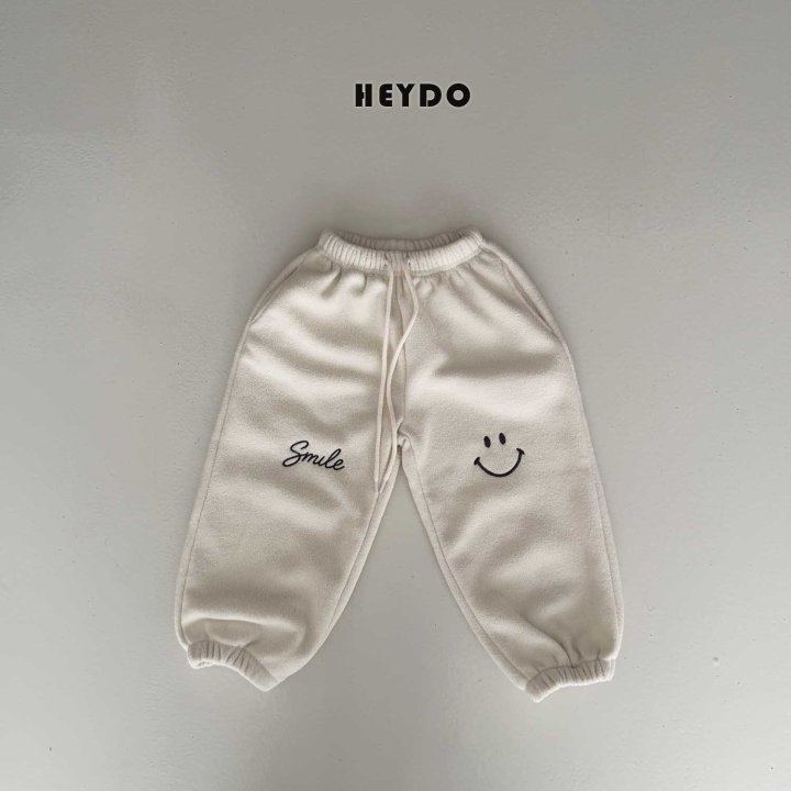 Heydo - Korean Children Fashion - #fashionkids - Terry Smile Pants - 4