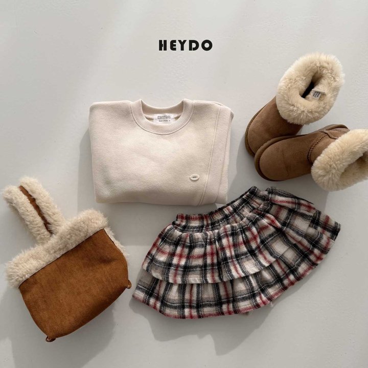 Heydo - Korean Children Fashion - #kidsshorts - Check Tiered Skirt - 8