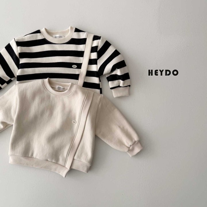 Heydo - Korean Children Fashion - #kidsshorts - Harper Diagonal Sweatshirt - 6