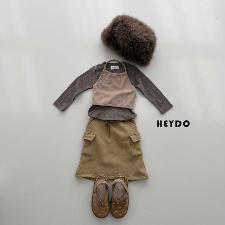 Heydo - Korean Children Fashion - #kidsshorts - Double Halter Tee - 4