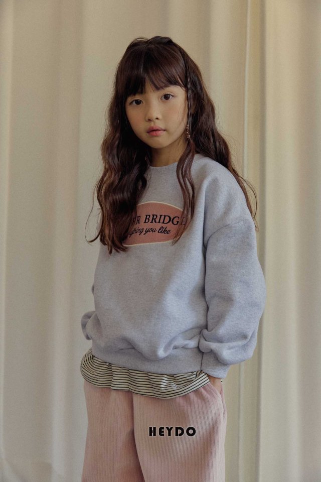 Heydo - Korean Children Fashion - #kidsstore - Tower Embroidery Sweatshirt - 9