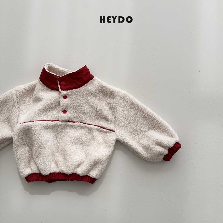 Heydo - Korean Children Fashion - #kidsshorts - Foam Fleece Sweatshirt - 4