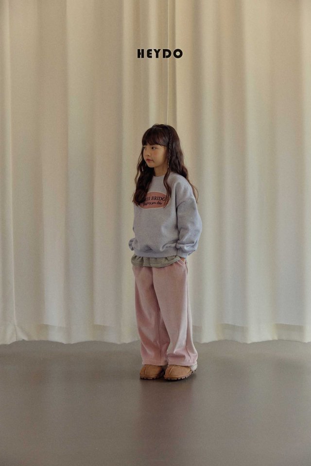 Heydo - Korean Children Fashion - #kidsstore - Betty Velour Pants - 10