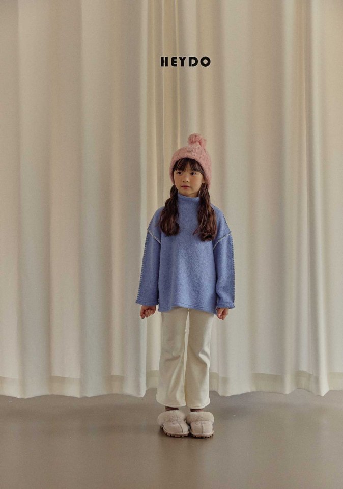 Heydo - Korean Children Fashion - #kidzfashiontrend - Fluffy Turtleneck Knit Tee - 11