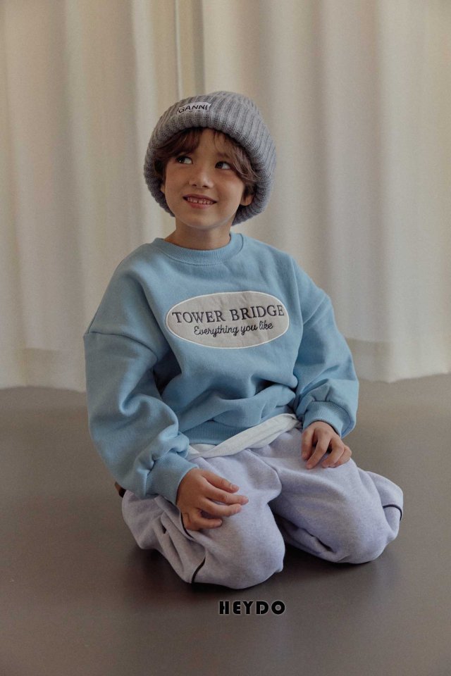Heydo - Korean Children Fashion - #kidzfashiontrend - Tower Embroidery Sweatshirt - 10