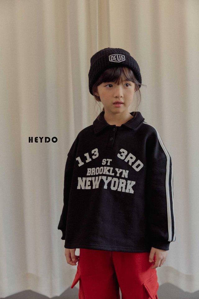 Heydo - Korean Children Fashion - #kidzfashiontrend - 113 Collar Tee - 9