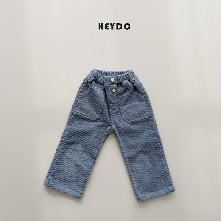 Heydo - Korean Children Fashion - #kidzfashiontrend - Button Corduroy Pants - 5