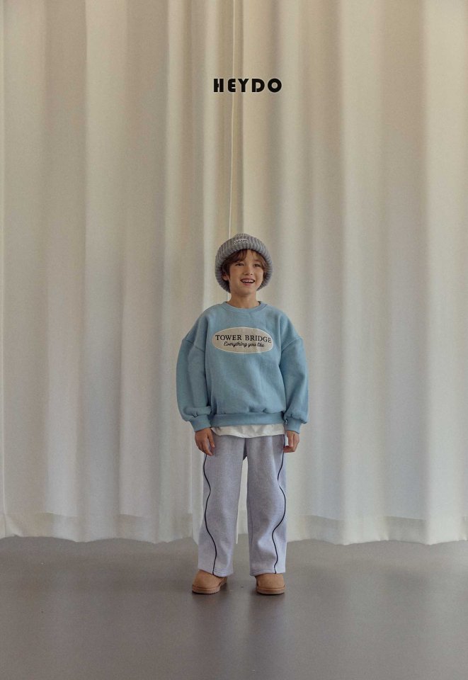 Heydo - Korean Children Fashion - #littlefashionista - Tower Embroidery Sweatshirt - 12
