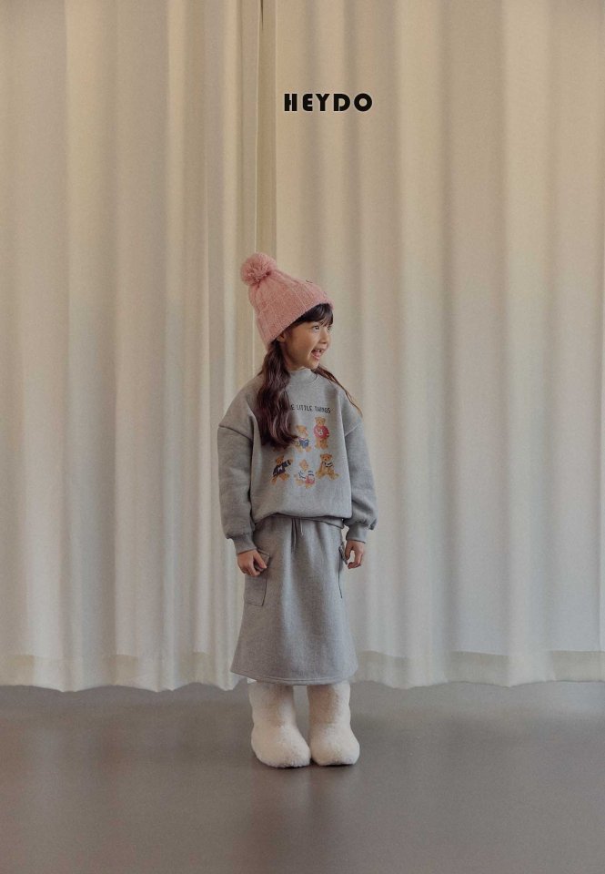 Heydo - Korean Children Fashion - #magicofchildhood - Bear Turtleneck Sweatshirt - 10