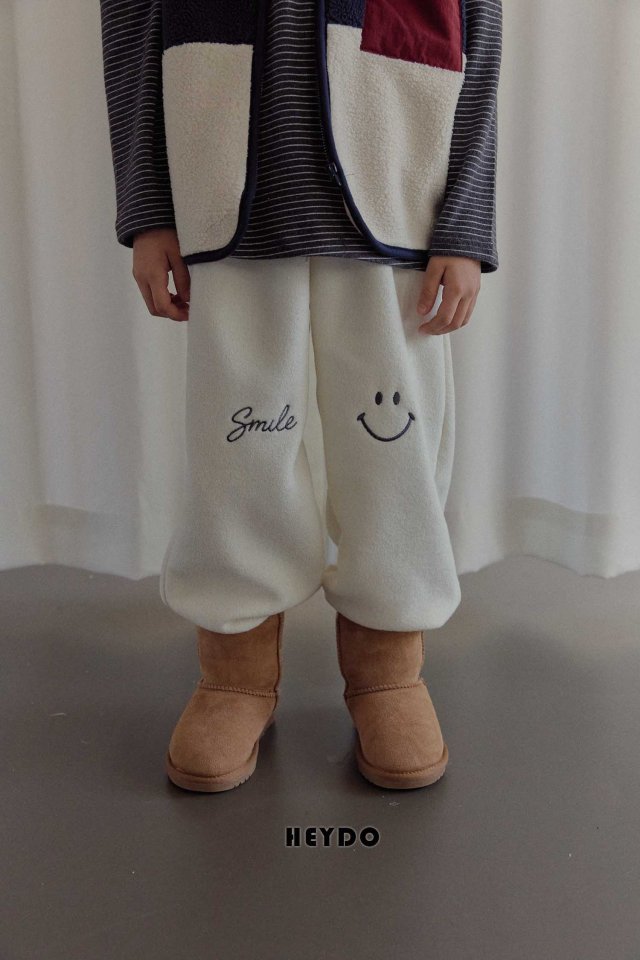 Heydo - Korean Children Fashion - #minifashionista - Terry Smile Pants - 10