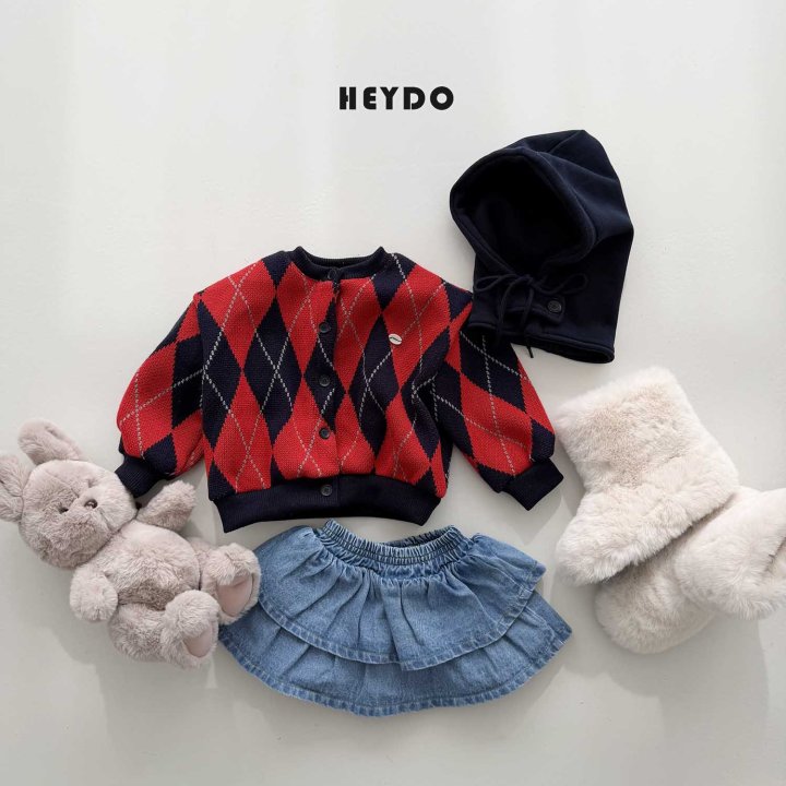 Heydo - Korean Children Fashion - #minifashionista - Winter Denim Tiered Skirt - 7